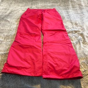 The North Face women’s snow pants.